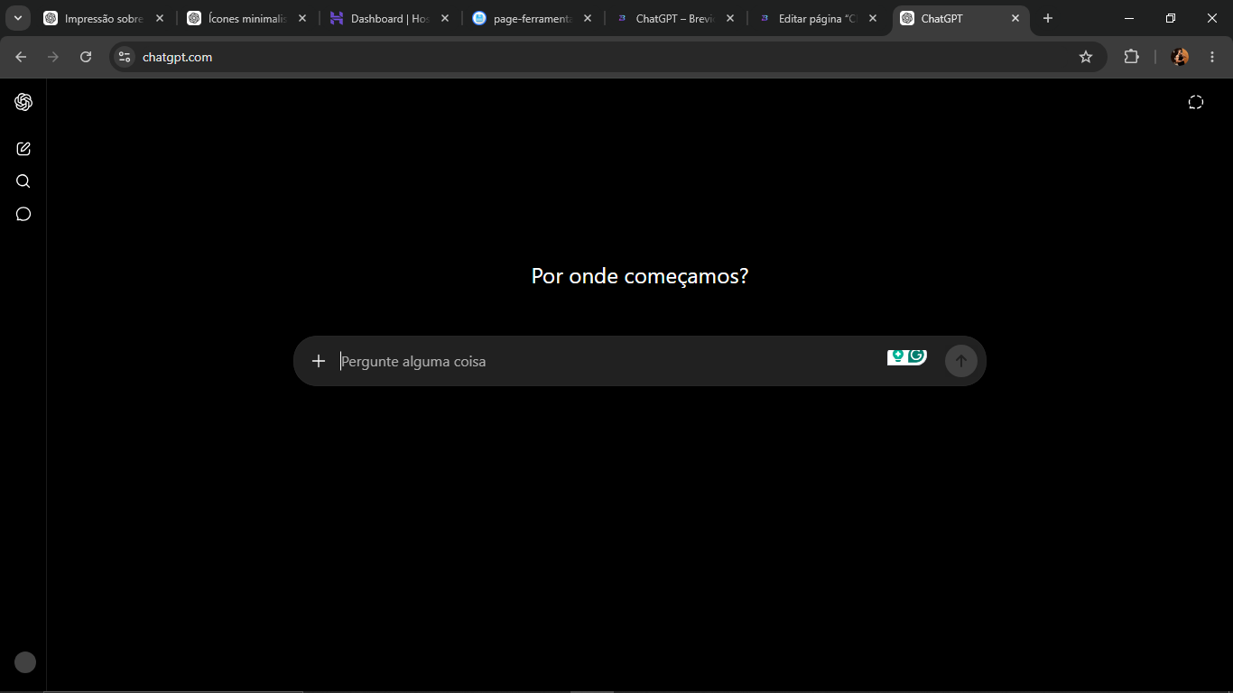 Interface do ChatGPT